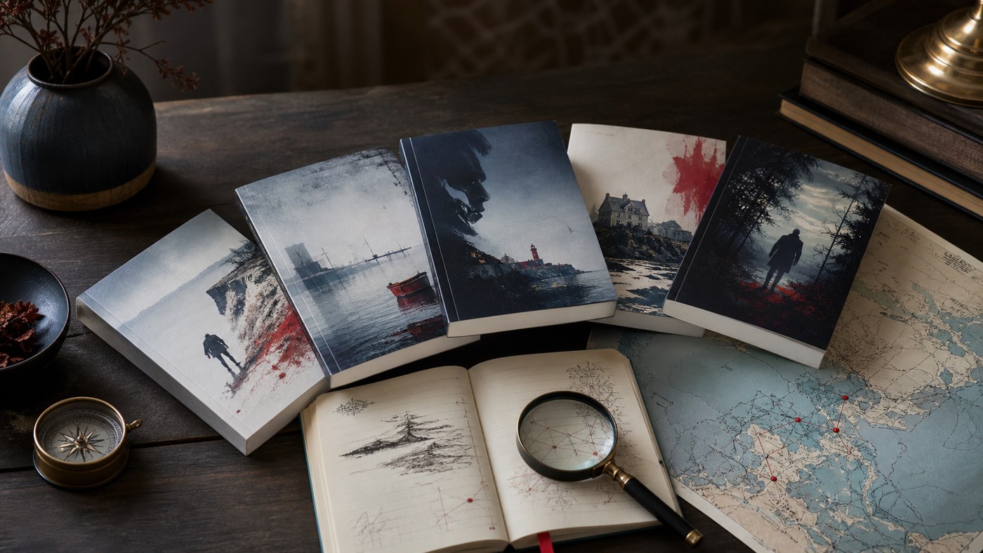 Romans à suspense, carte côtière et carnet pour choisir un Michel Bussi sans spoiler