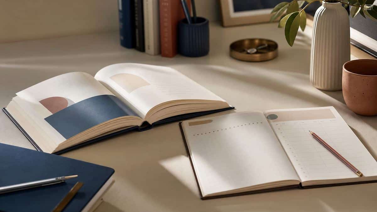 Carnet de lecture ouvert pour expérimenter les exercices de La Magie